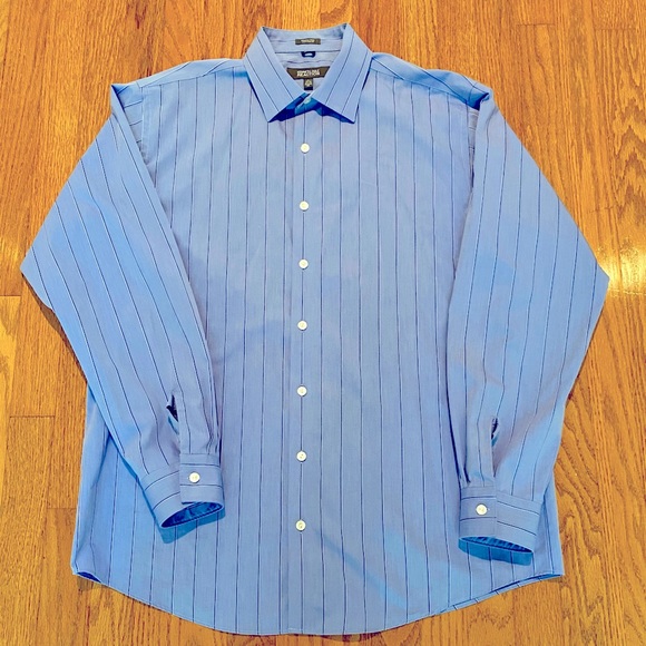 Kenneth Cole Reaction Wrinkle Free - 16.5 34/35 LS - Picture 2 of 4